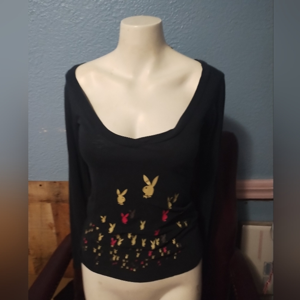 Playboy Long Sleeve Size Small - Picture 1 of 5